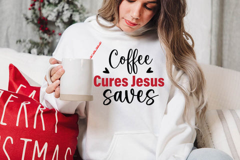 Coffee cures jesus saves-01 SVG Angelina750 