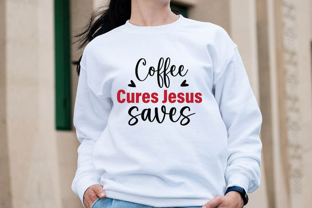 Coffee cures jesus saves-01 SVG Angelina750 