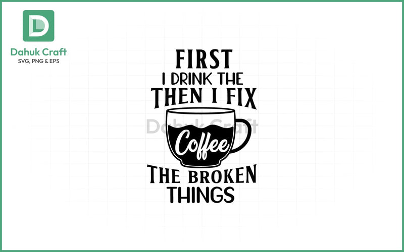 Coffee & Fix SVG – DIY Fuel Quote SVG PNG & EPS V10 SVG dahukdesign 