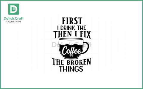 Coffee & Fix SVG – DIY Fuel Quote SVG PNG & EPS V10 SVG dahukdesign 