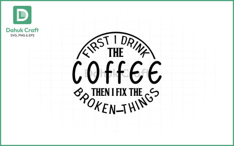 Coffee & Fix SVG – DIY Fuel Quote SVG PNG & EPS V9 SVG dahukdesign 