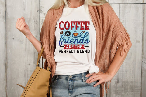 Coffee & Friends are the Perfect Blend Sublimation Sublimation CraftLabSVG 