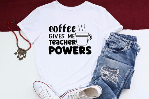 coffee gives me teacher powers SVG Angelina750 