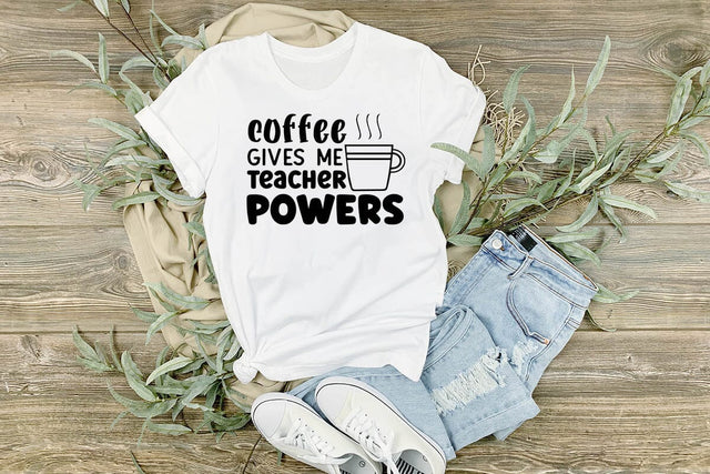 coffee gives me teacher powers SVG Angelina750 