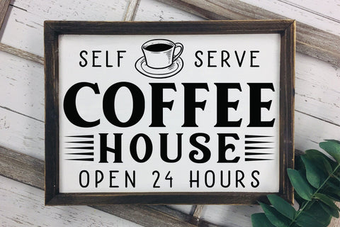 Coffee House - Vintage Coffee Sign SVG SVG CraftLabSVG 