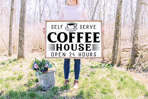 Coffee House - Vintage Coffee Sign SVG SVG CraftLabSVG 