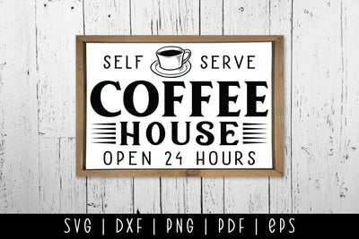 Coffee House - Vintage Coffee Sign SVG SVG CraftLabSVG 
