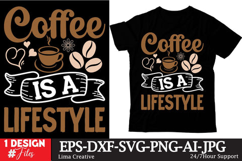 Coffee Is A Lifestyle T-shirt Design,Coffee Sublimation Design, Coffee SVG CUt File, Coffee Sublimation PNG,Coffee Sublimation BUndle, Cofee T-shirt Design Bundle, Coffee SVG BUndle, Coffee Clip Art Sublimation Insomnia Std 