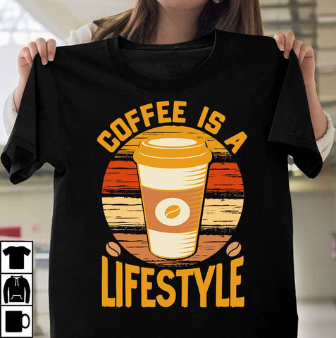 Coffee IS A Lifestyle T-shirt Design,Coffee Sublimation Design, Coffee SVG CUt File, Coffee Sublimation PNG,Coffee Sublimation BUndle, Cofee T-shirt Design Bundle, Coffee SVG BUndle, Coffee Clip Art Sublimation Insomnia Std 