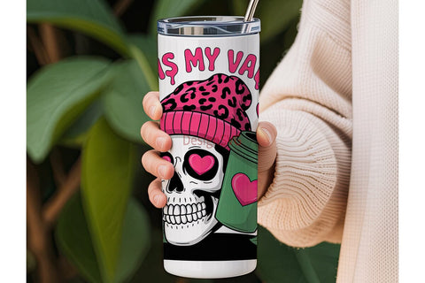 Coffee is My Valentine 20oz Tumbler Wrap Sublimation DesignSVG 