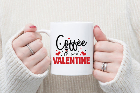 Coffee is My Valentine, Anti Valentine's Day SVG SVG CraftLabSVG 
