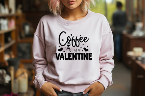 Coffee is My Valentine, Anti Valentine's Day SVG SVG CraftLabSVG 