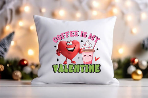Coffee is my valentine PNG Design Sublimation Designangry 