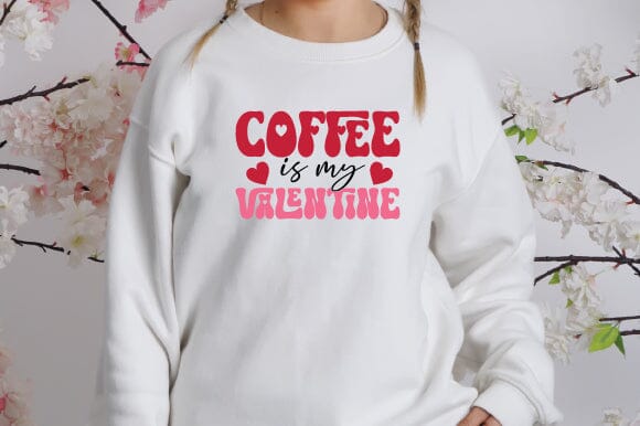 Coffee is my valentine retro svg design SVG sk.swapon Roy 