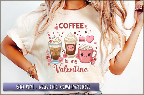 Coffee is my valentine Sublimation Sublimation Shetara Begum 