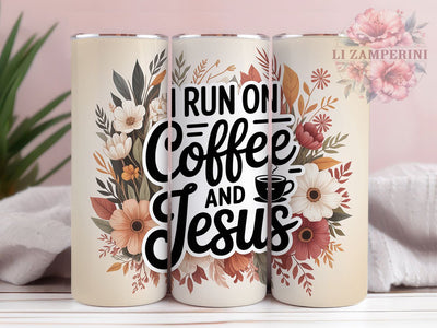 Coffee & Jesus 20oz Tumbler, Christian Tumbler, Inspirational Sublimation, Bible Verse Wrap, Religious Quote PNG, 20oz Tumbler Wrap, Faith Gift Sublimation Li Zamperini 