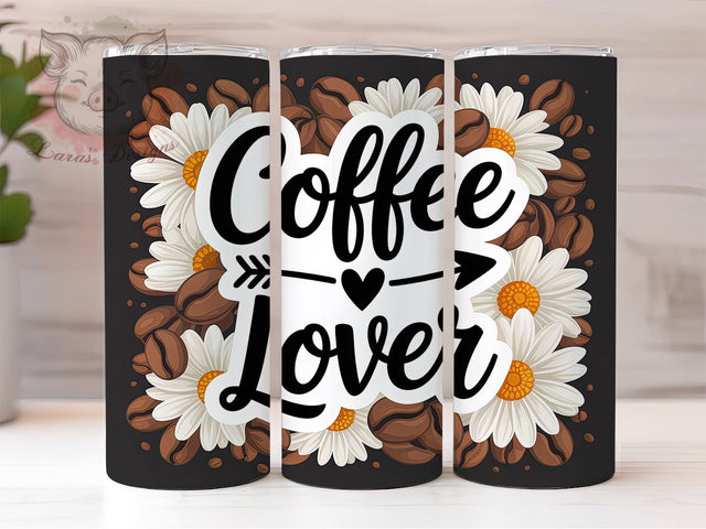 Coffee Lover 20oz Tumbler, Coffee Lover Tumbler, Funny Coffee Wrap, Humor PNG Design, Sublimation Design, 20oz Tumbler Wrap, Office Cup Design Sublimation Lara' s Designs 