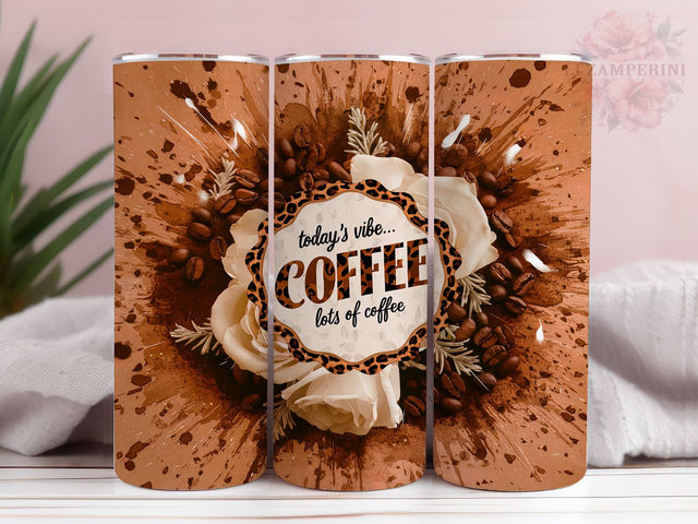 Coffee Lover 20oz Tumbler Wrap PNG, Coffee Tumbler Png, Straight & Tapered Tumbler Wrap, Instant Digital Download Sublimation Li Zamperini 
