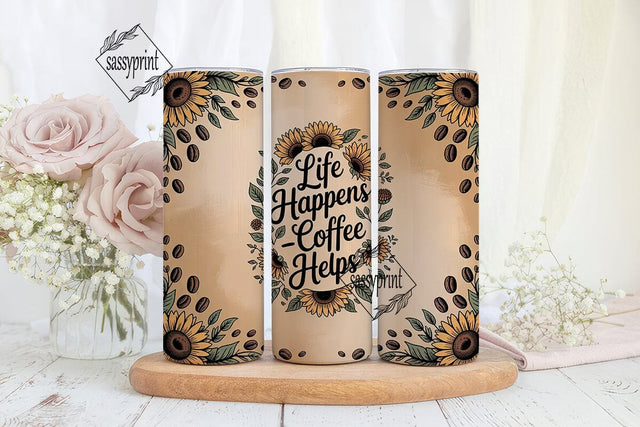 Coffee Lover Tumbler Wrap Sublimation sassyprint 