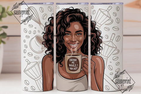 Coffee Lover Tumbler Wrap Sublimation sassyprint 