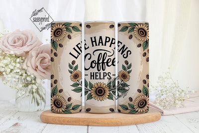 Coffee Lover Tumbler Wrap Sublimation sassyprint 