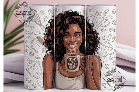 Coffee Lover Tumbler Wrap Sublimation sassyprint 