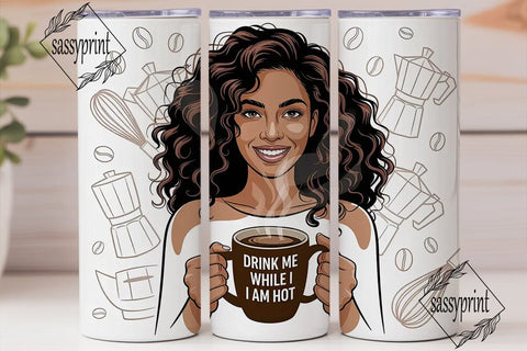 Coffee Lover Tumbler Wrap Sublimation sassyprint 