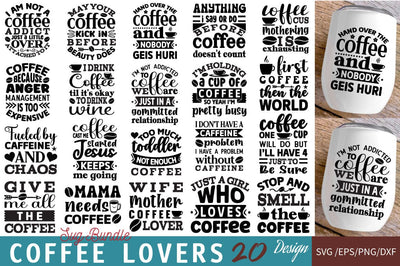 Coffee Lovers SVG Bundle SVG Angelina750 