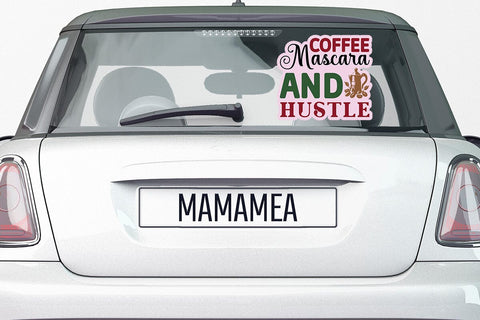 Coffee mascara and hustle SVG Angelina750 