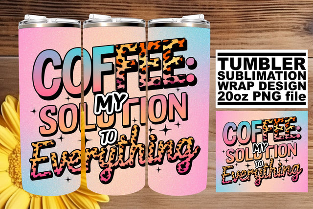 Coffee Mom Glitter Tumbler Wrap 20oz Sublimation afrosvg 