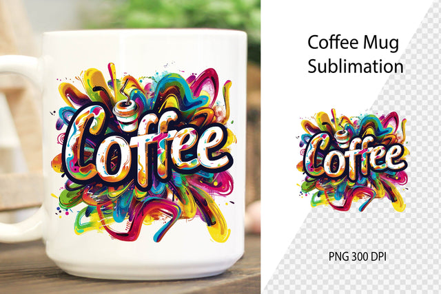 Coffee mug sublimation. Coffee Cup. Mood Coffee. Sublimation Samaha Design 