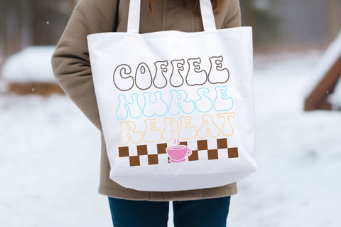 Coffee nurse repeat Svg Design SVG Regulrcrative 