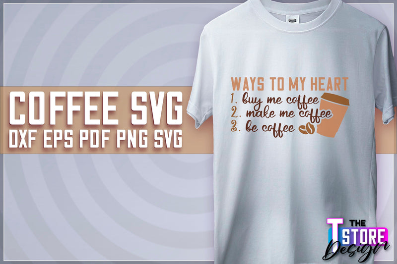 Coffee Quotes SVG | Coffee SVG | Funny Quotes SVG v.2 SVG The T Store Design 