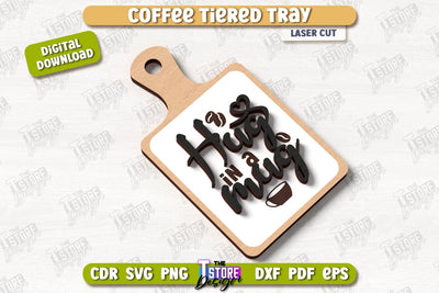 Coffee Sign Laser Cut | Coffee House | Coffee Shop | Kitchen Art Sign | CNC File SVG The T Store Design 