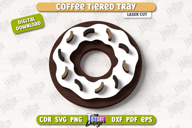 Coffee Sign Laser Cut | Coffee House | Coffee Shop | Kitchen Art Sign | CNC File SVG The T Store Design 