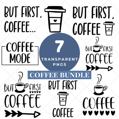 Coffee SVG Bundle | Coffee PNG SVG Paige Cole Studio 