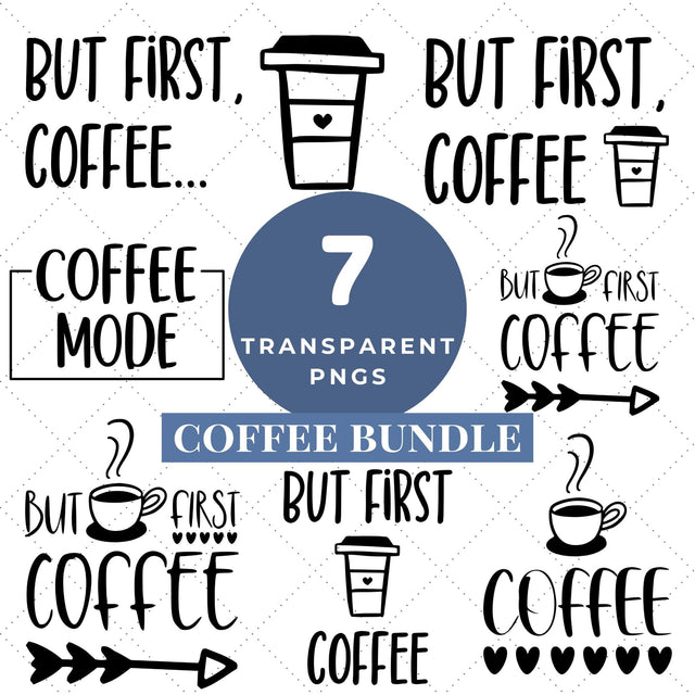 Coffee SVG Bundle | Coffee PNG SVG Paige Cole Studio 
