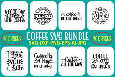 Coffee SVG Bundle SVG Syaman 