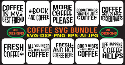 COFFEE-SVG-BUNDLE SVG Syaman 