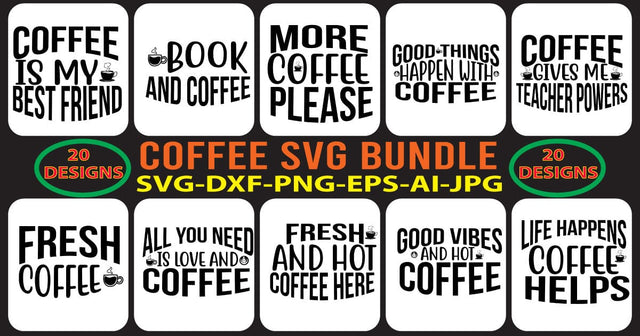 COFFEE-SVG-BUNDLE SVG Syaman 