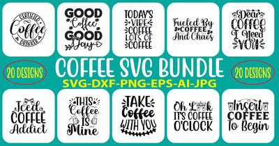 Coffee SVG Bundle SVG Syaman 