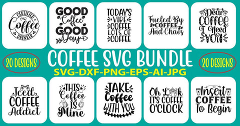 Coffee SVG Bundle SVG Syaman 