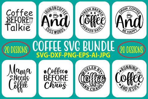 Coffee SVG Bundle SVG Syaman 