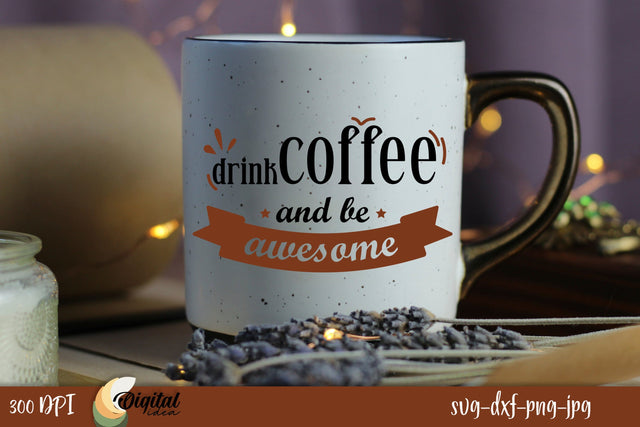 Coffee SVG. Coffee Quote. Coffee Design SVG SVG Evgenyia Guschina 