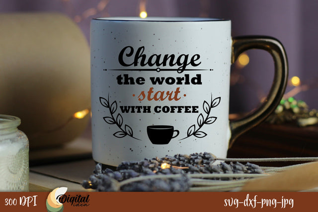 Coffee SVG. Coffee Quote. Coffee Design SVG SVG Evgenyia Guschina 