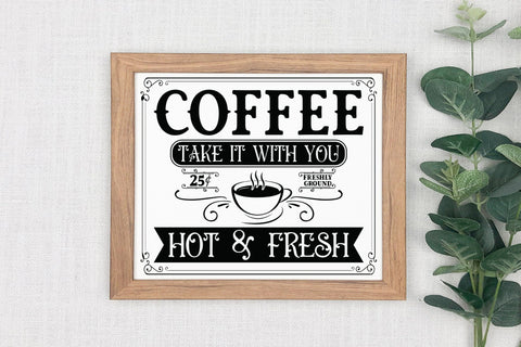 Coffee SVG | Vintage Coffee Sign SVG SVG CraftLabSVG 