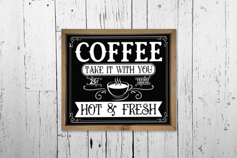 Coffee SVG | Vintage Coffee Sign SVG SVG CraftLabSVG 