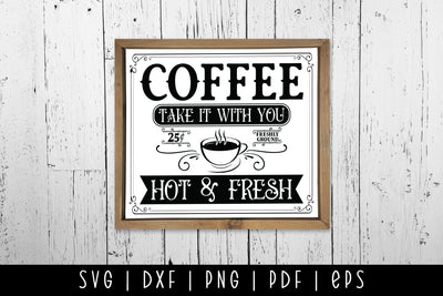 Coffee SVG | Vintage Coffee Sign SVG SVG CraftLabSVG 