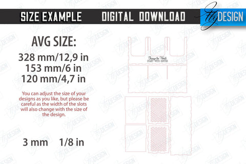 Coffee Syrup Rack Laser Cut Bundle | Desktop Organizer | Coffee Shop Organizer | Tea Bag Dispenser | CNC Files SVG Fly Design 
