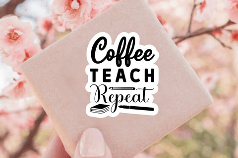 Coffee Teach Repeat SVG Angelina750 